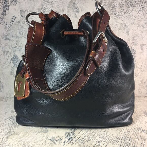 Dooney & Bourke • Florentine Vacchetta Bucket Bag - Picture 3 of 15